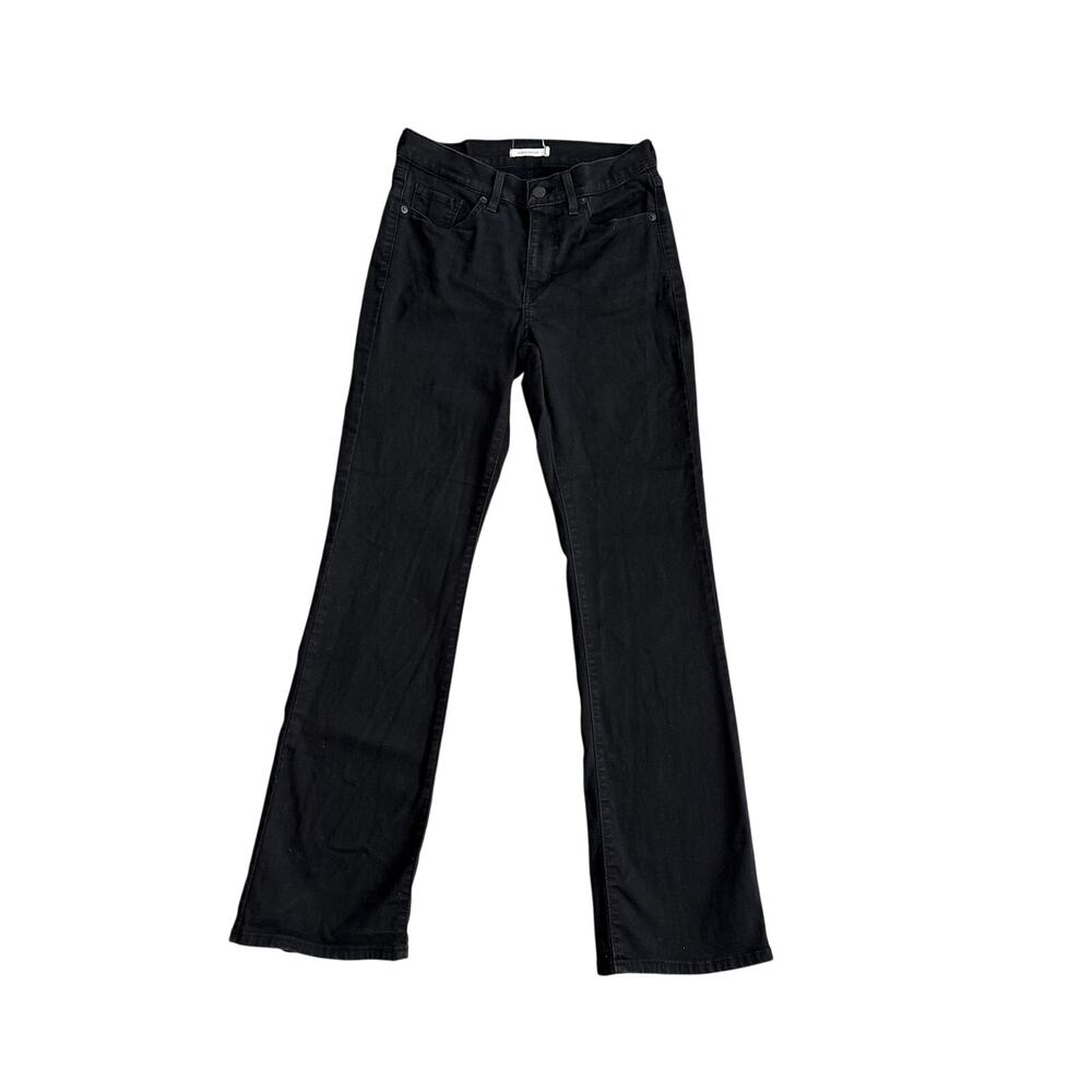 Levis Classic Bootcut Jeans 6 FADED Black Mid Rise Water Less 2021